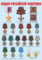 Комплект плакатов "Ордена и медали Российской Федерации" - fgospostavki.ru - Лесной