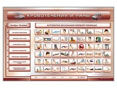 Трехсекционный базовый комплект "Травмы. Кровотечения. Ожоги" для учащихся общеобразовательных учреждений - fgospostavki.ru - Лесной
