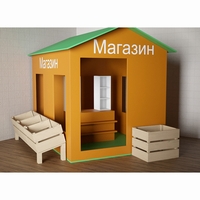 Игровой домик «Рынок» - fgospostavki.ru - Лесной