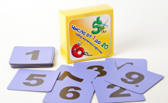 Набор магнитных карточек "Числа от 1 до 20" (фон фиолетовый) - fgospostavki.ru - Лесной