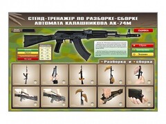Стенд-тренажер по сборке-разборке автомата Калашникова АК-74М - fgospostavki.ru - Лесной