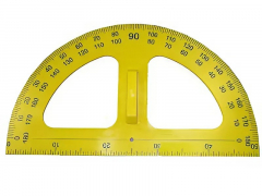 Транспортир классный пластмассовый - fgospostavki.ru - Лесной