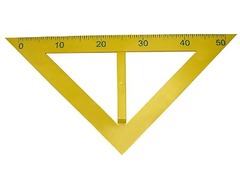 Угольник классный пластмассовый (45 и 45 градусов) - fgospostavki.ru - Лесной