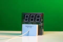 Датчик температуры с независимой индикацией (термометр демонстрационный) - fgospostavki.ru - Лесной