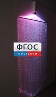 Фибероптическая занавесь (150 волокон) с интерактивным источником света - fgospostavki.ru - Лесной