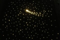 Настенный фибероптический ковер «Звездное небо» 1,45х1,45м, 160 звезд в комплекте со светогенератором - fgospostavki.ru - Лесной