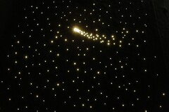 Настенный фибероптический ковер «Звездное небо» 1,45х1,45 м, 320 звезд в комплекте со светогенератором - fgospostavki.ru - Лесной