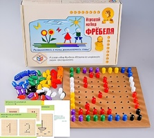 Игровой набор Фребеля "Мозаика со шнуровкой" (серия "Эксперимент") - fgospostavki.ru - Лесной