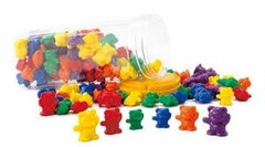 Счетный материал фигурки "Мишки с рюкзаками" - fgospostavki.ru - Лесной