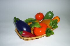 Муляжи "Корзина с овощами" - fgospostavki.ru - Лесной