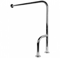 Поручень стационарный Г-образный (правая) - fgospostavki.ru - Лесной