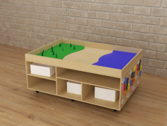 STEAM Многофункциональный стол Море, суша и лес - fgospostavki.ru - Лесной