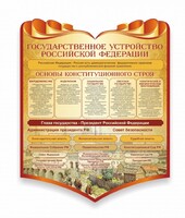 Стенд "Государственное устройство Российской Федерации" Вариант 3 - fgospostavki.ru - Лесной