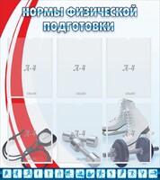 Стенд "Нормы физической подготовки" Вариант 2 - fgospostavki.ru - Лесной