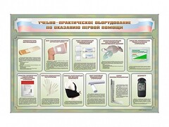 Стенды "Учебно-практическое оборудование по оказанию первой помощи" - fgospostavki.ru - Лесной