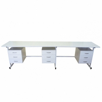 Стол 3-х тумбовый для лабораторных работ 2500*900*850 ЛДСП - fgospostavki.ru - Лесной