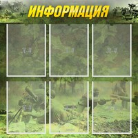 Стенд "Информация" Вариант 5 - fgospostavki.ru - Лесной