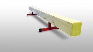 Бревно гимнастическое напольное на металлических опорах (3м) - fgospostavki.ru - Лесной