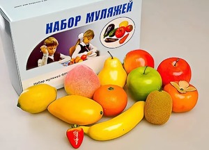 Набор муляжей фруктов - fgospostavki.ru - Лесной