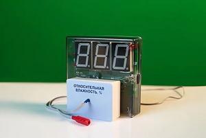Датчик влажности воздуха с независимой индикацией (гигрометр демонстрационный) - fgospostavki.ru - Лесной