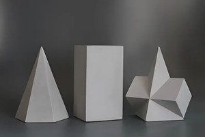 Набор гипсовых геометрических тел (15 штук) - fgospostavki.ru - Лесной