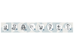 Стенд-лента "Выдающиеся ученые-биологи" - fgospostavki.ru - Лесной