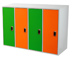 Шкаф-локер металлический 4-х местный с электронным замком - fgospostavki.ru - Лесной