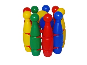 Кегли (9 штук, 2 мяча) - fgospostavki.ru - Лесной