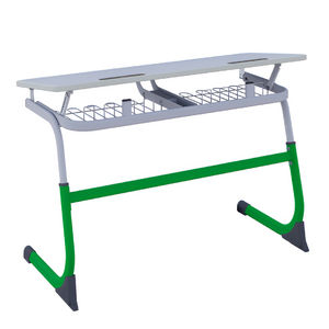 Парта SMARTY двухместная регулируемая по высоте (наклонная столешница) - fgospostavki.ru - Лесной