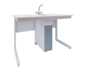 Стол ученический для кабинета химии двухместный - fgospostavki.ru - Лесной