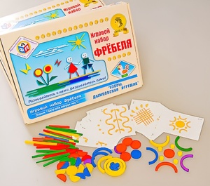 Игровой набор Фребеля "Узоры. Дымковская игрушка" (серия "Красота вокруг нас") - fgospostavki.ru - Лесной