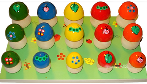 Развивающая игрушка для детей с нарушением слуха "Грибная полянка" - fgospostavki.ru - Лесной