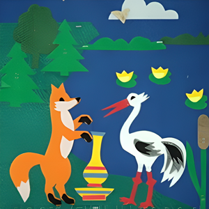 Пособие для слабовидящих детей - Театр-сказка "Лиса и журавль" - fgospostavki.ru - Лесной