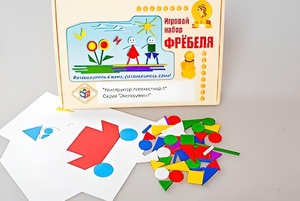 Игровой набор Фребеля "Конструктор плоскостной-1" (Серия "Эксперимент") - fgospostavki.ru - Лесной