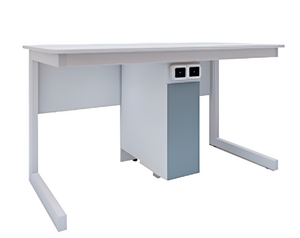 Стол ученический для кабинета физики/биологии двухместный - fgospostavki.ru - Лесной