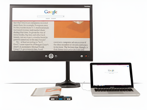 Видеоувеличитель ClearView C Flex с монитором Twinview 24” - fgospostavki.ru - Лесной