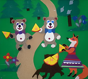 Пособие для слабовидящих детей - Театр-сказка "Два жадных медвежонка" - fgospostavki.ru - Лесной