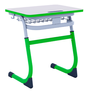 Парта SMARTY одноместная регулируемая по высоте с антивандальной кромкой - fgospostavki.ru - Лесной