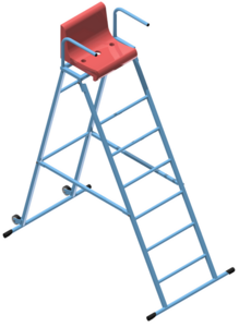 Вышка судейская универсальная (H-2 метра, разборная) - fgospostavki.ru - Лесной