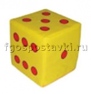 Кубик "Бросайка" с точками - fgospostavki.ru - Лесной