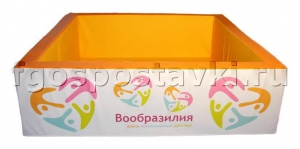 Бассейн "Вообразилия" квадратный с шелкографией - fgospostavki.ru - Лесной