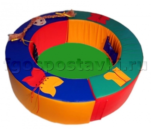 Манеж круглый с мягким дном - fgospostavki.ru - Лесной