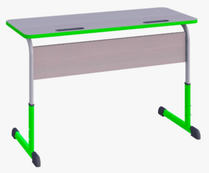 Парта SMARTY KEY двухместная регулируемая по высоте с антивандальной кромкой - fgospostavki.ru - Лесной