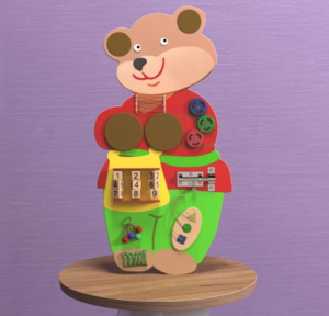 Бизиборд «Мишка Потапыч» - fgospostavki.ru - Лесной