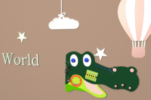 Бизиборд «Голова крокодила» - fgospostavki.ru - Лесной