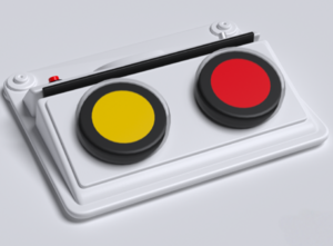 Игровой коммуникатор 2-х кнопочный со вставкой - fgospostavki.ru - Лесной