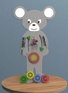 Бизиборд «Серая мышка» - fgospostavki.ru - Лесной