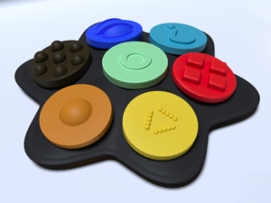 Полностью тактильный коммуникатор 7-кнопочный многоуровневый - fgospostavki.ru - Лесной