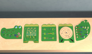 Бизиборд «Крокодил Гена» - fgospostavki.ru - Лесной