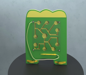 Бизиборд «Зеленый лабиринт» - fgospostavki.ru - Лесной